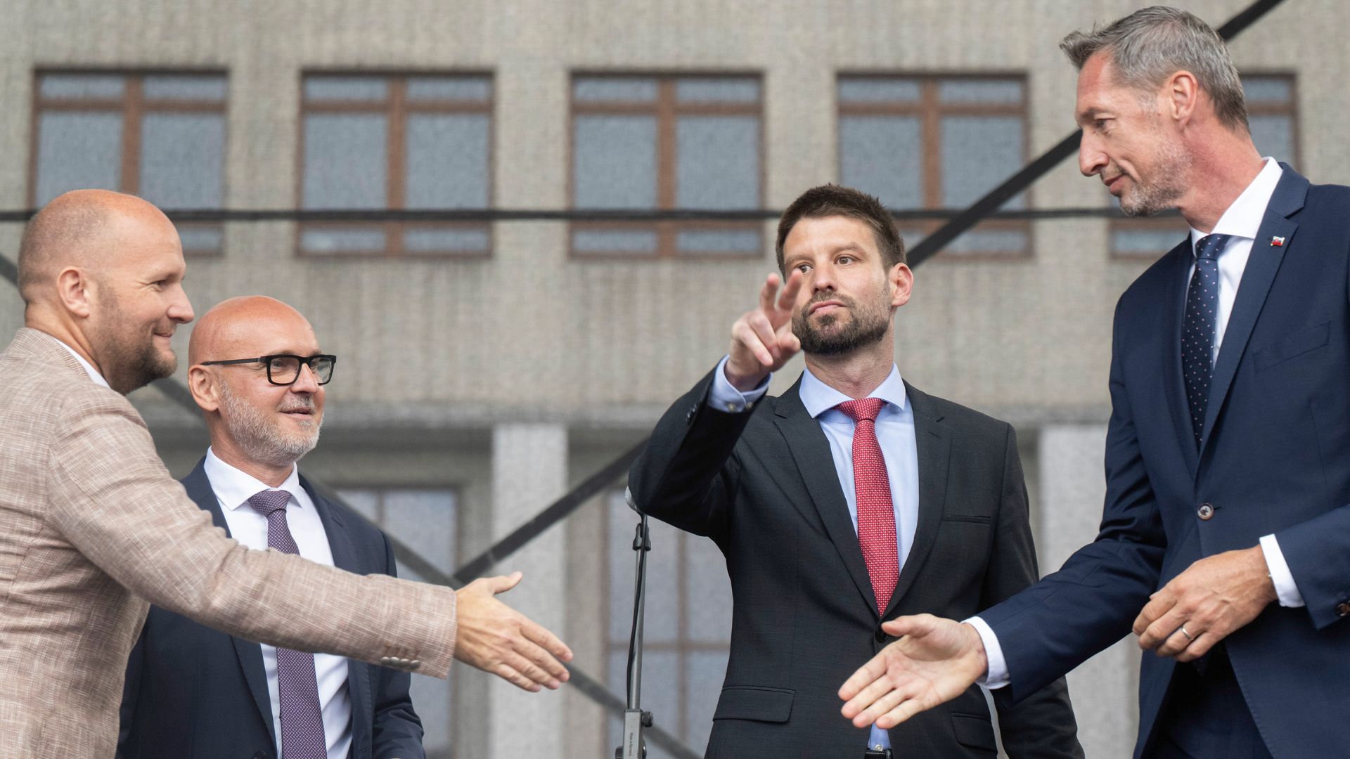 Jaroslav Naď. Branislav Gröhling, Michal Šimečka, Milan Majerský