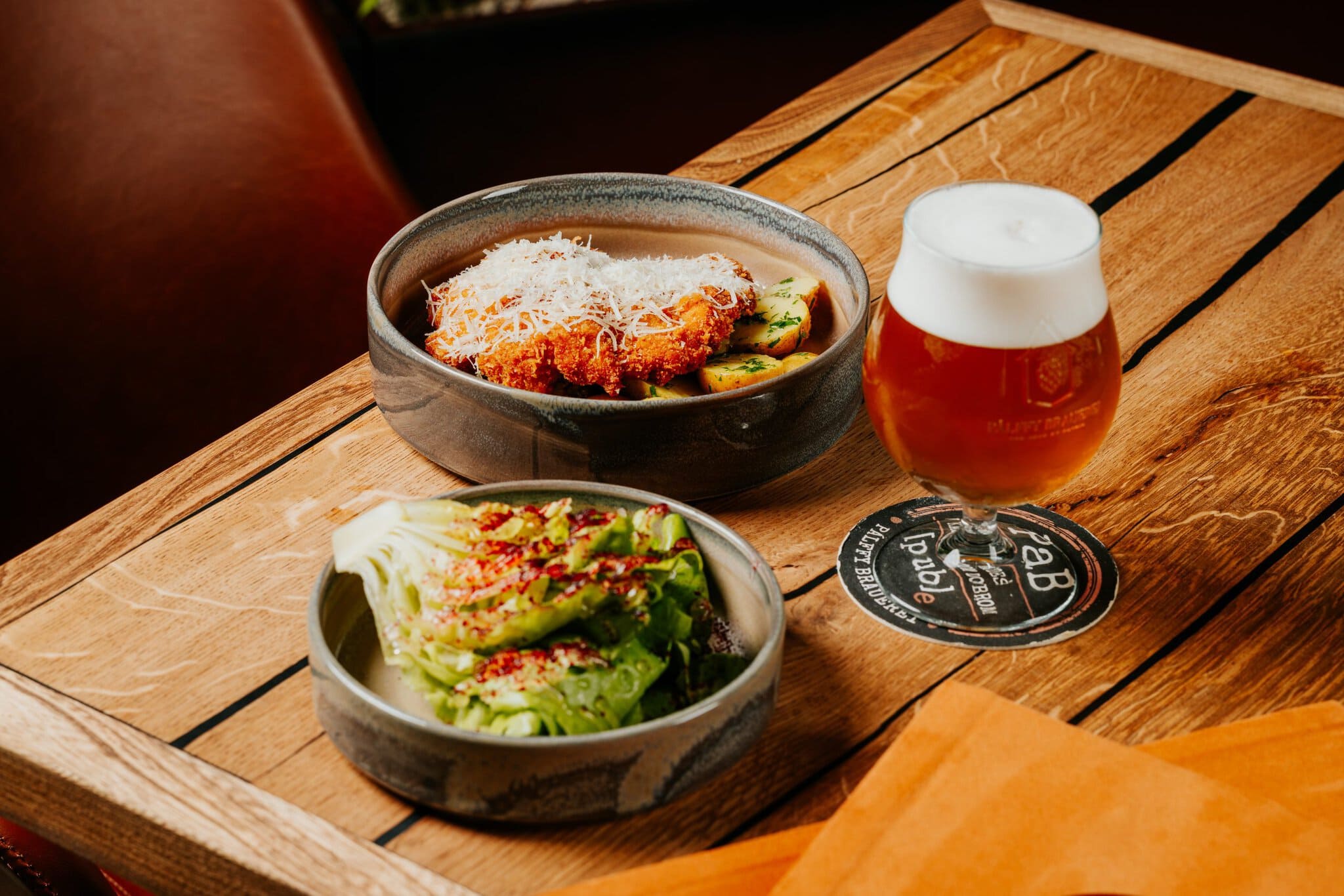 PaB Donau – V ponuke má aj remeselné pivá, ktoré dokonale dopĺňajú pokrmy.