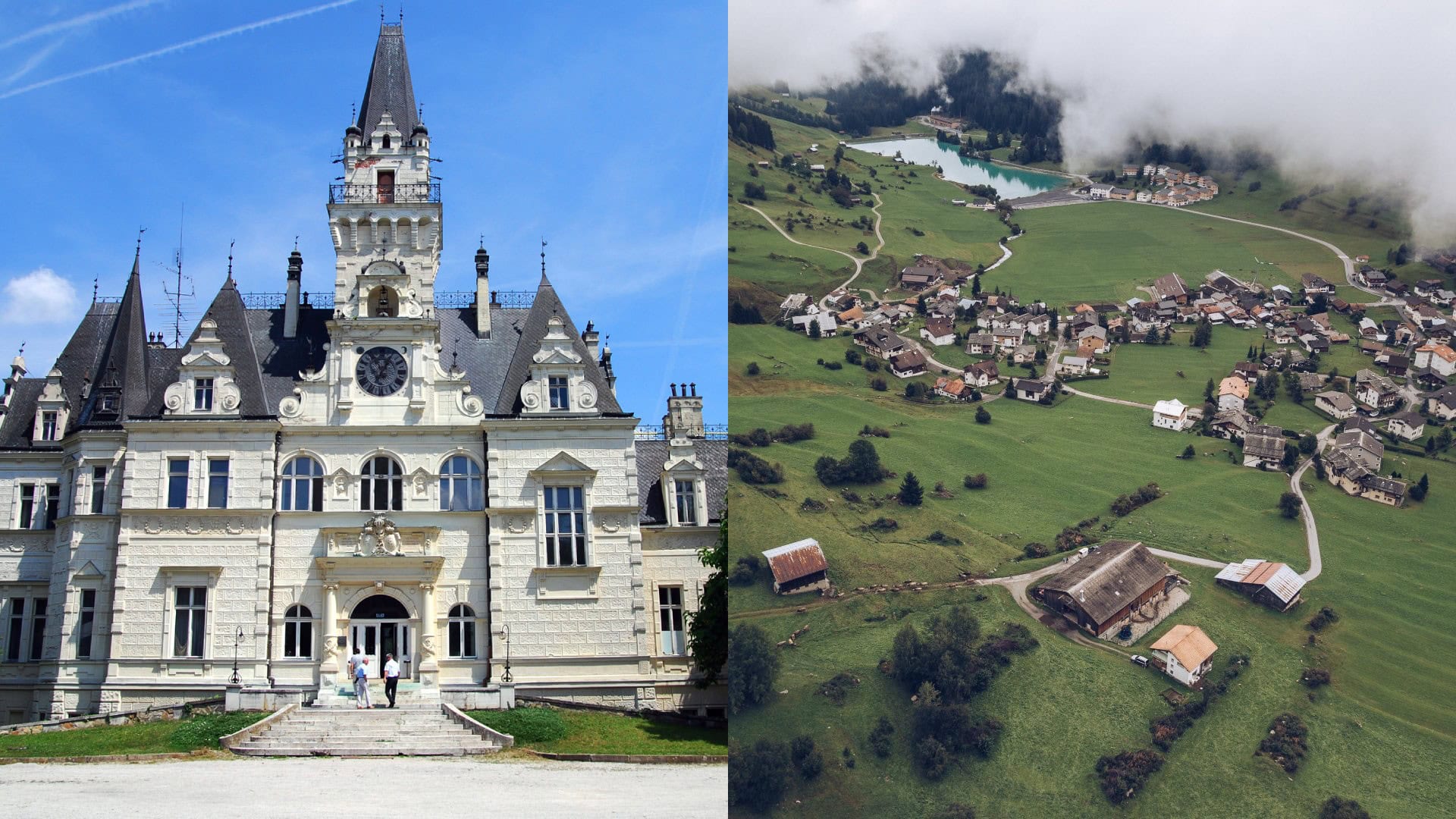 Budmerice, kaštieľ, dedina