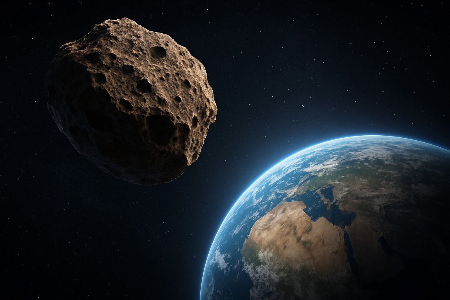 Asteroid a Zem