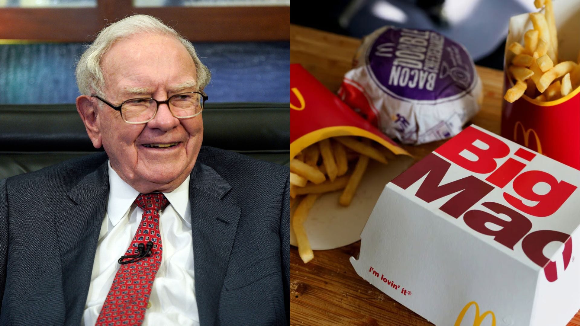 Warren Buffett, hranolky a Big Mac z McDonald's