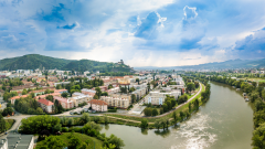 na snimke je trencin, hrad, slovensko
