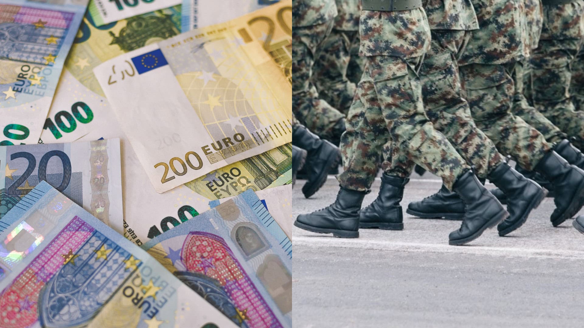 peniaze, vojaci