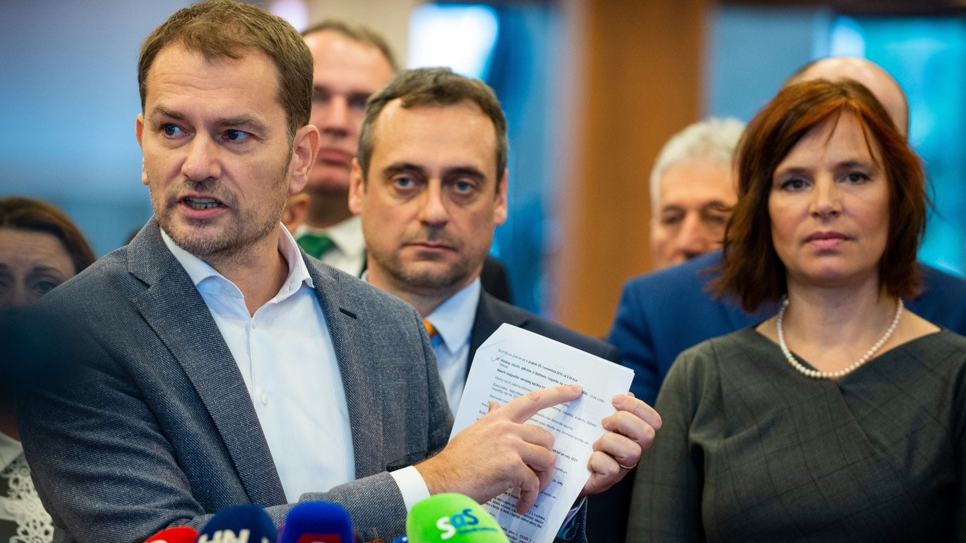 Na snímke Igor Matovič a Veronika Remišová v roku 2019.