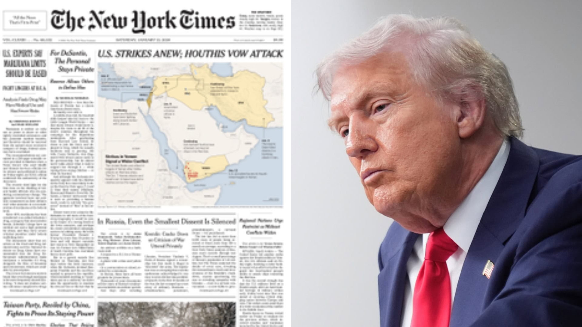 The New York Times, Donald Trump