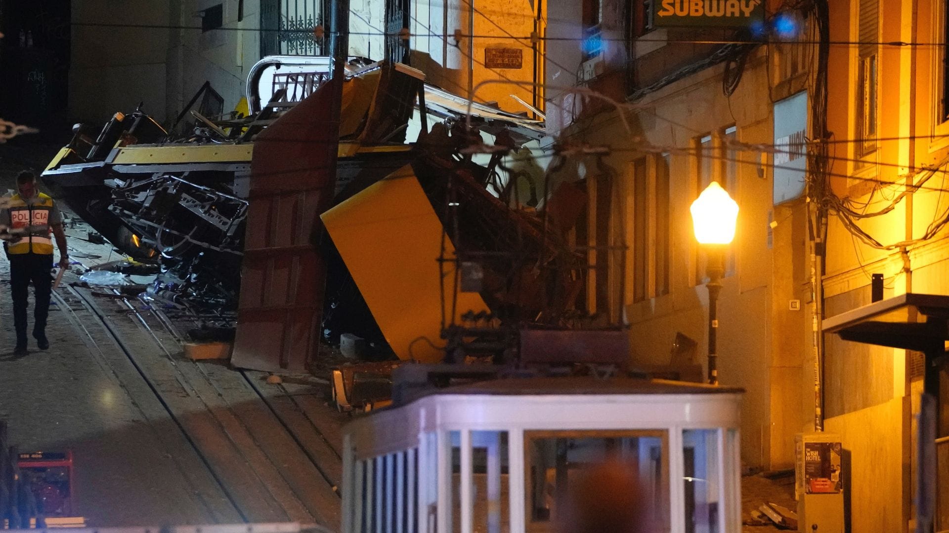 Havária lanovky v Lisabone