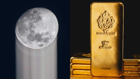 Zlato obrazne letí na Mesiac