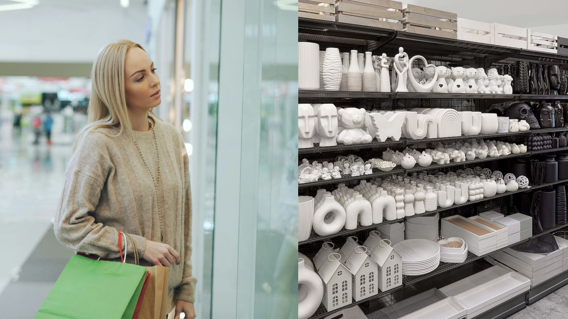 Nakupujúca v obchode