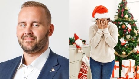 zadlžovanie sa počas Vianoc