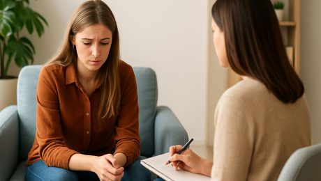 psychologička, psychológ, duševné zdravie, terapia, úzkosť