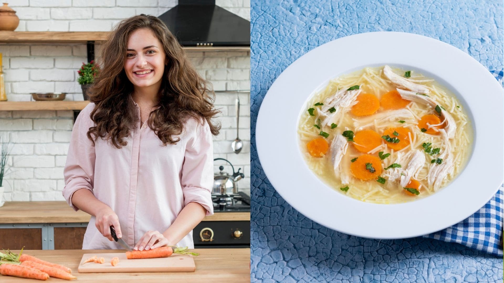 kurací vývar polievka