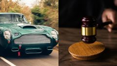 na snimke je automobil, aukcia sothebys