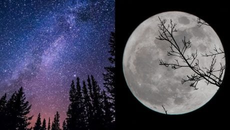 hviezdy, spln, Mesiac