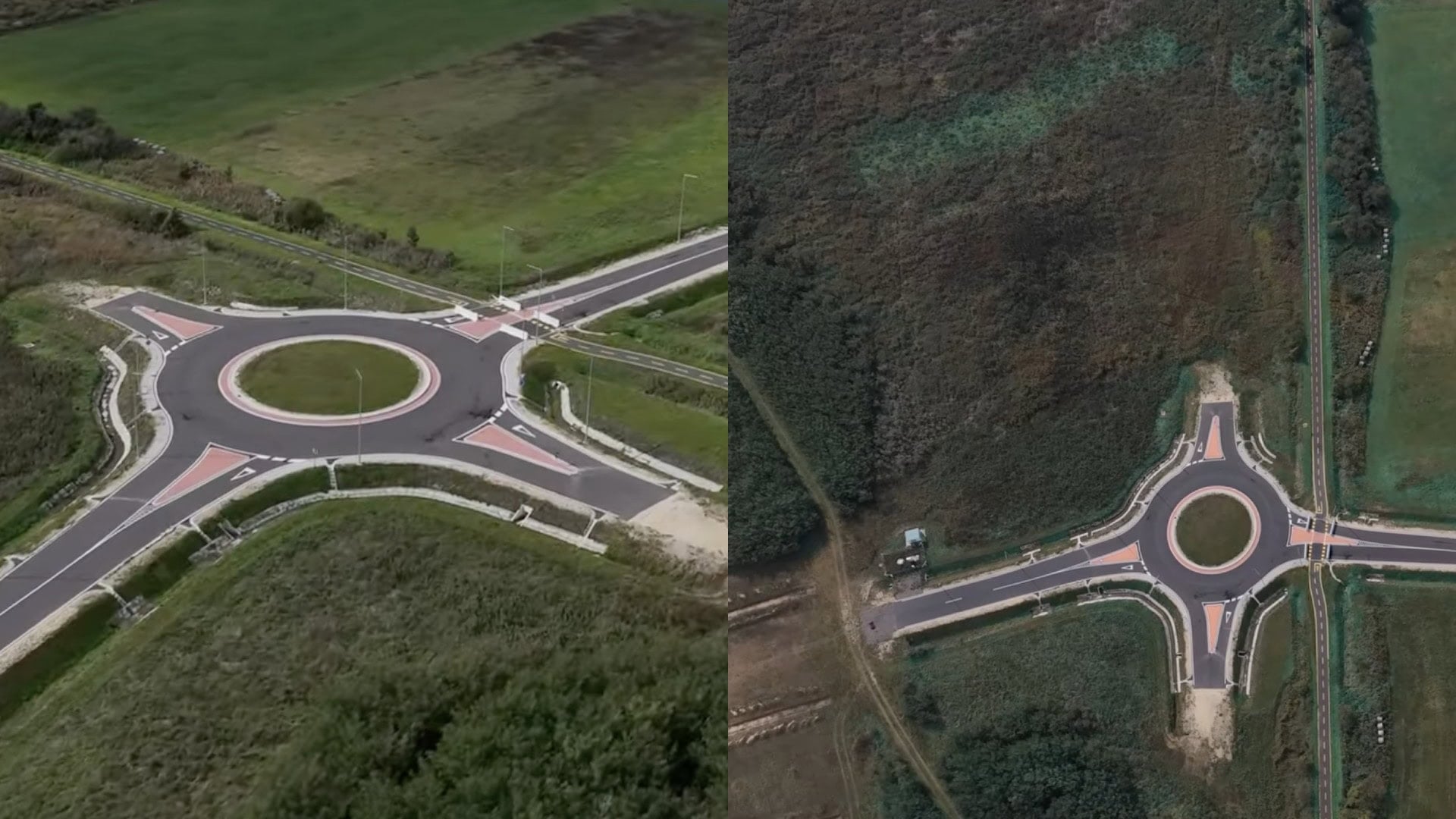 kruhový objazd v Maďarsku