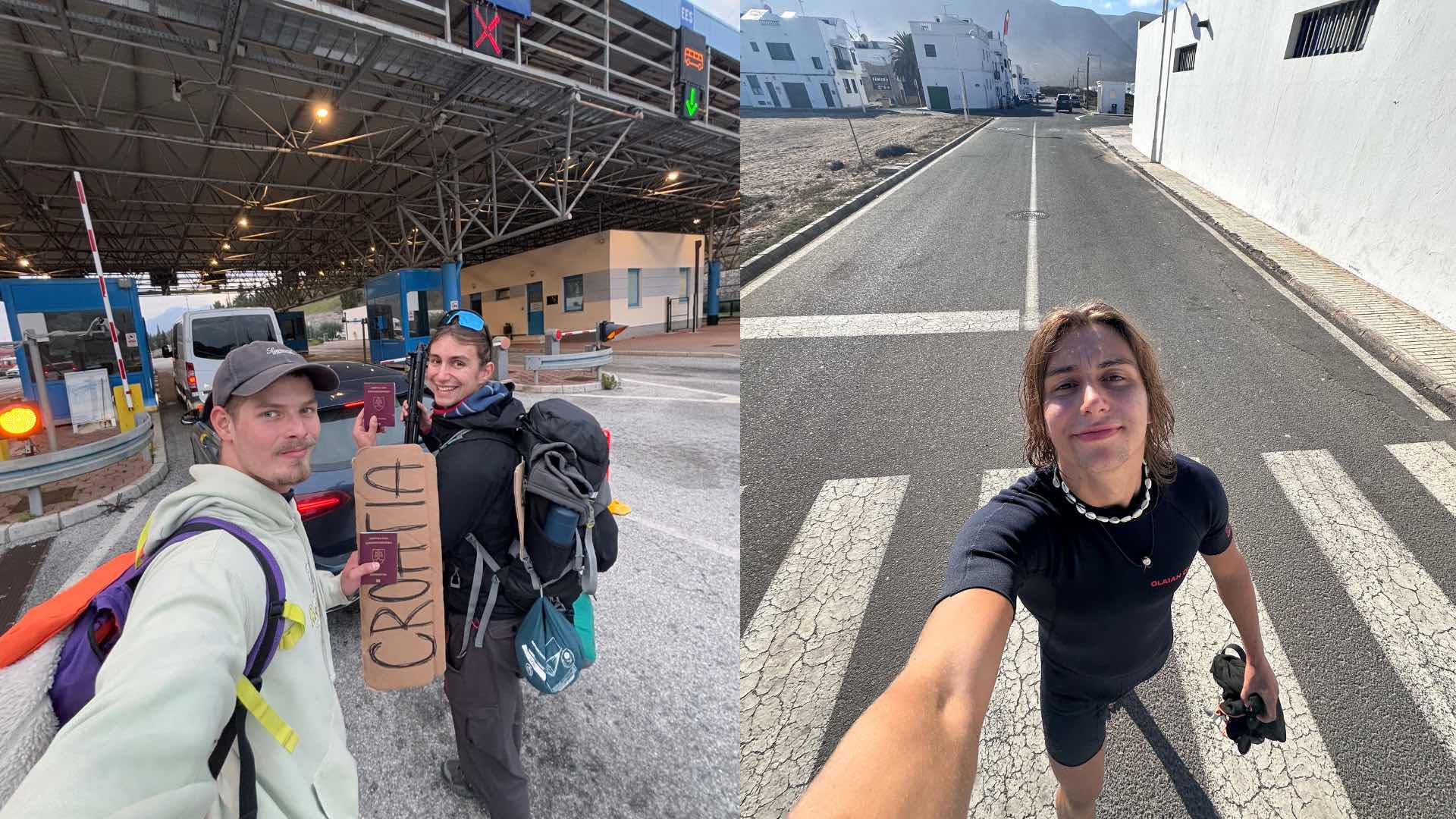 na snimke je cesta, cestovatel, zeleznik