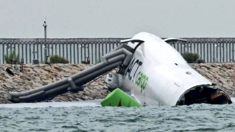 nehoda lietadla, hongkong