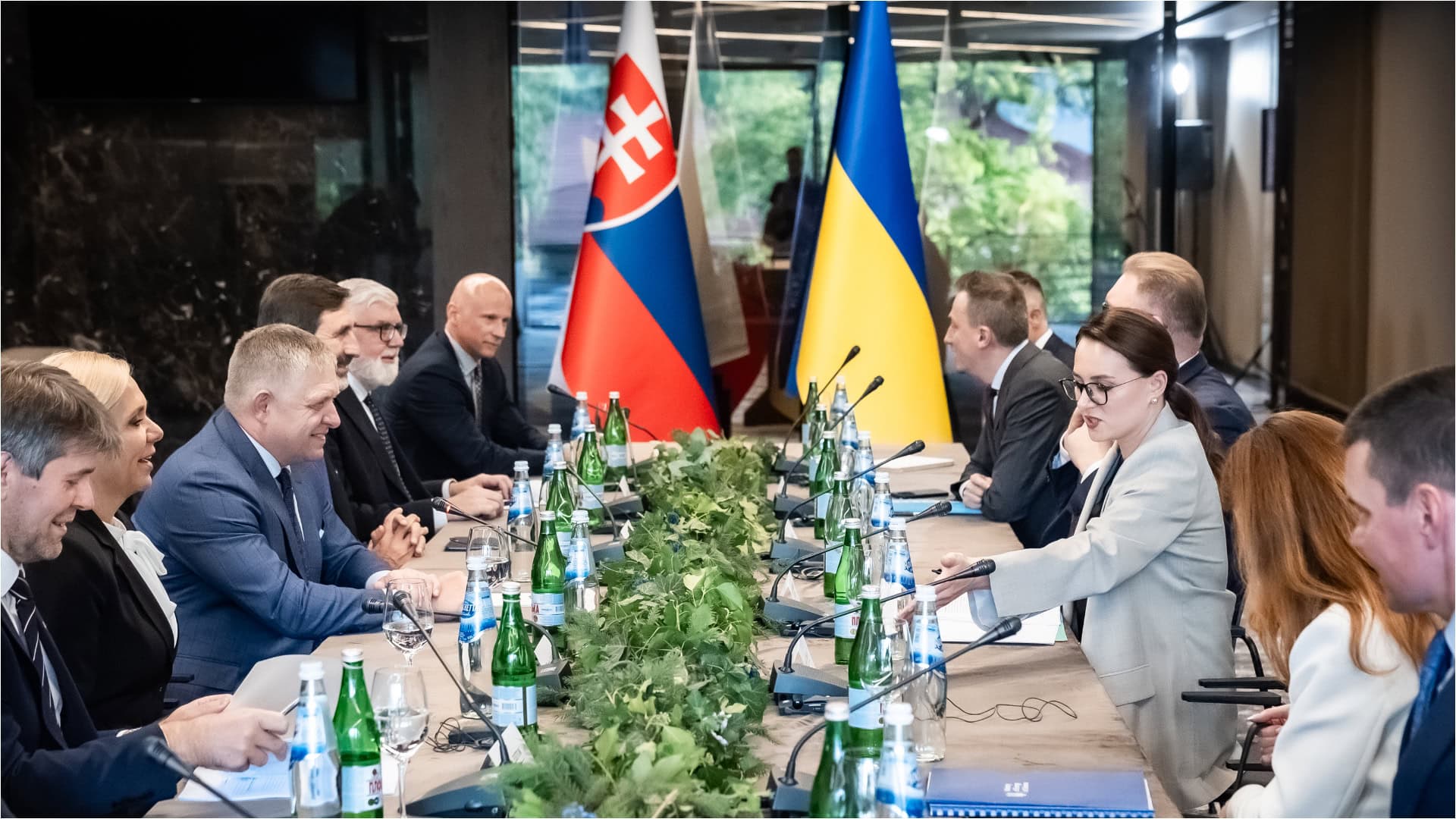 Ukrajina, SR, Fico, Svyrydenková, stretnutie