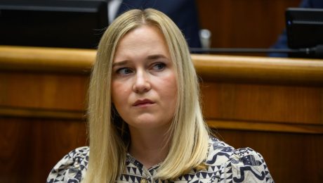 Na snímke poslankyňa za SaS Vladimíra Marcinková.