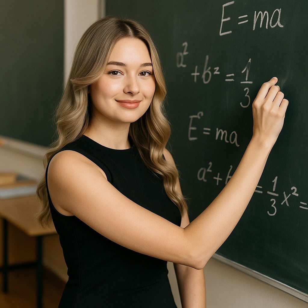 na snimke je studentka natalia