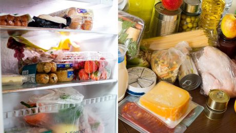 chladnička, potraviny