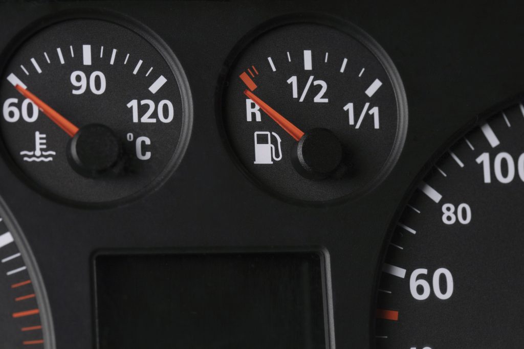 kontrolka chladiacej kvapaliny