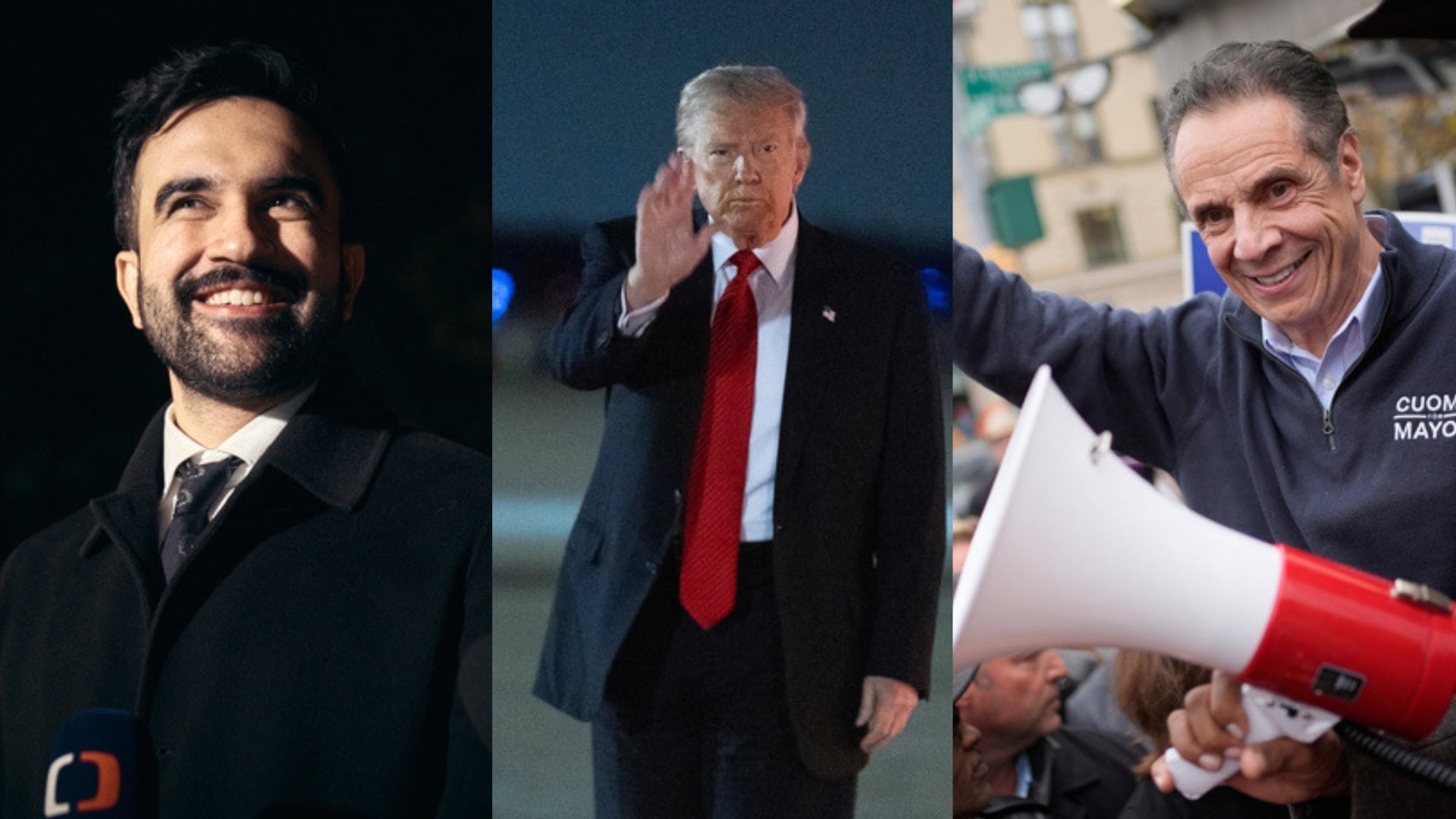 Trump, Mamdani, Cuomo