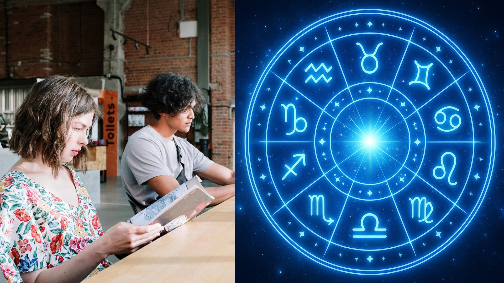 na snímke je horoskop, financie