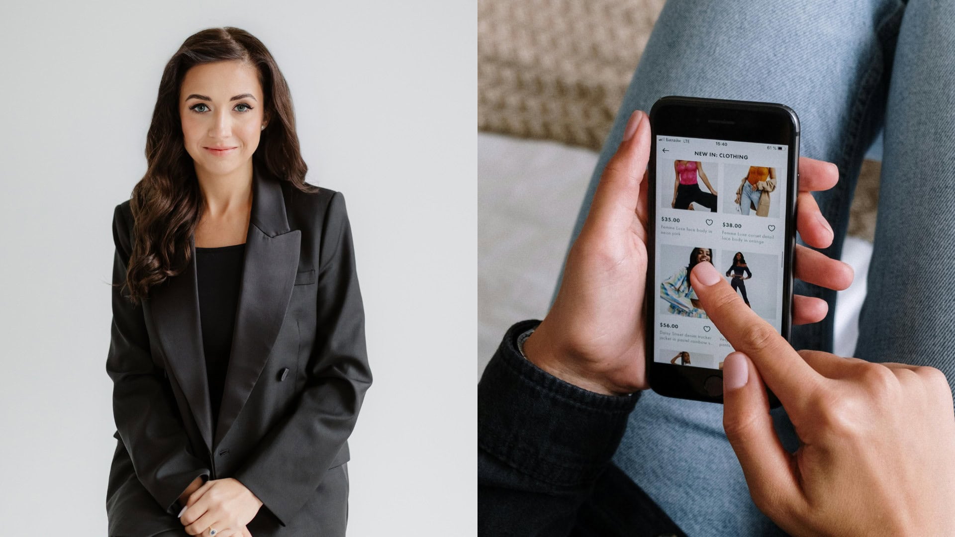 na snímke je psychologička Hanová a nákupy