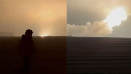 VIDEO: Na Rusko v noci mierili strely Flamingo. Ukrajina ukázala zábery ich dopadu