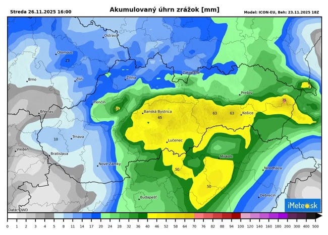 Predpoveď počasia na Slovensku