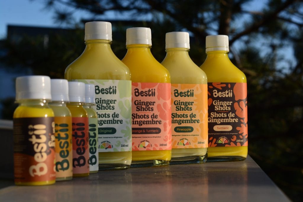 zázvorové shoty Bestii Kanada