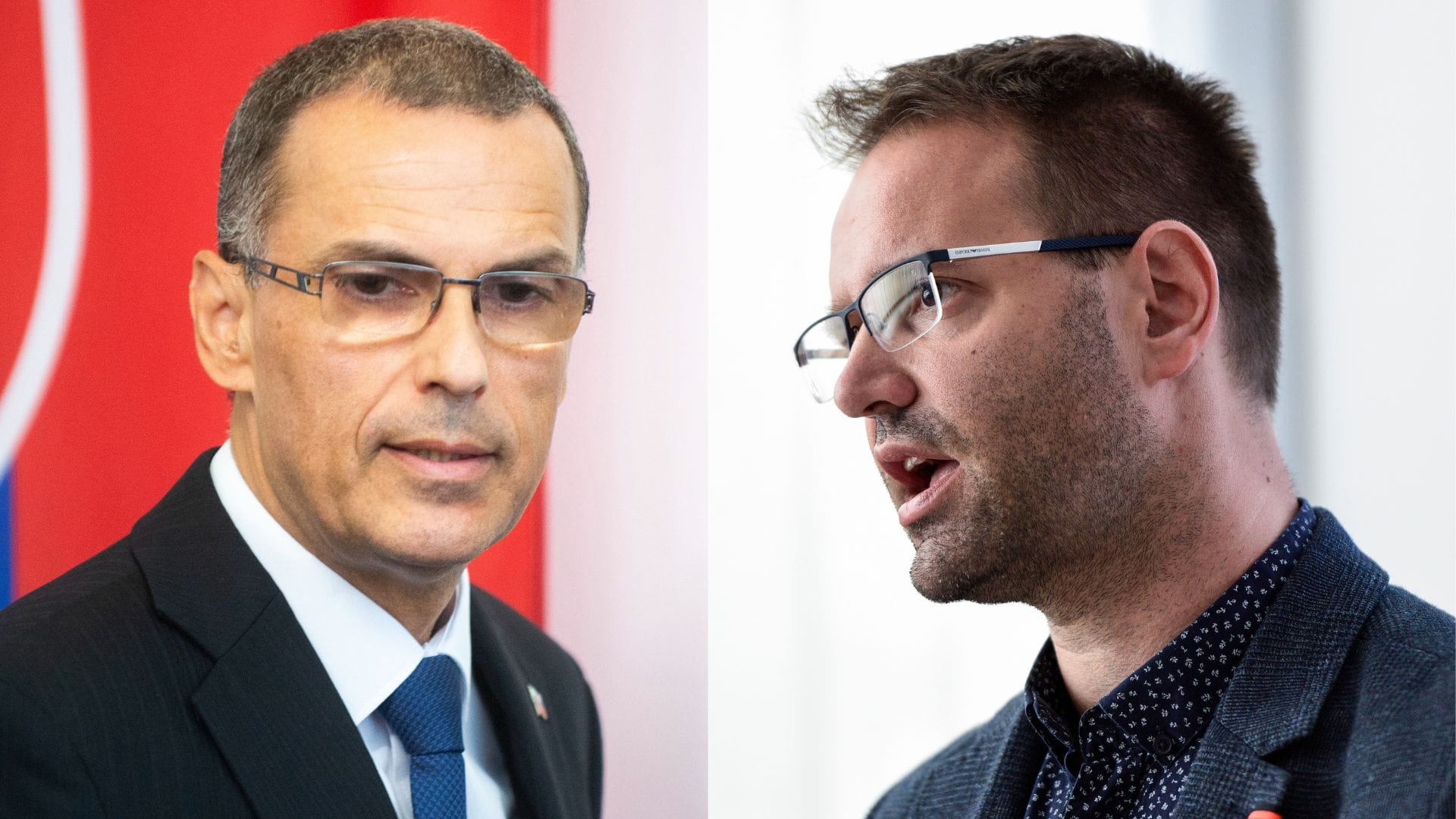 Na snímke generálny prokurátor SR Maroš Žilinka a riaditeľ Transparency International Slovensko Michal Piško.