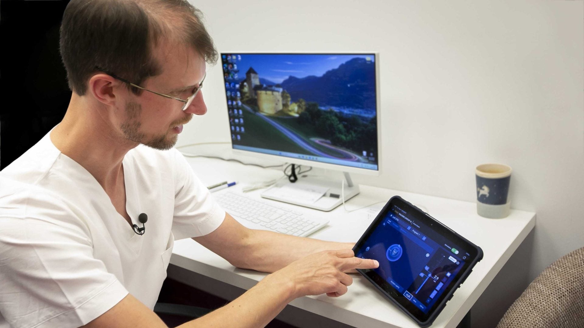 nastavenie parametrov pre pacienta na stimuláciu