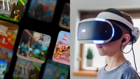 Roblox, chlapec na PlayStation