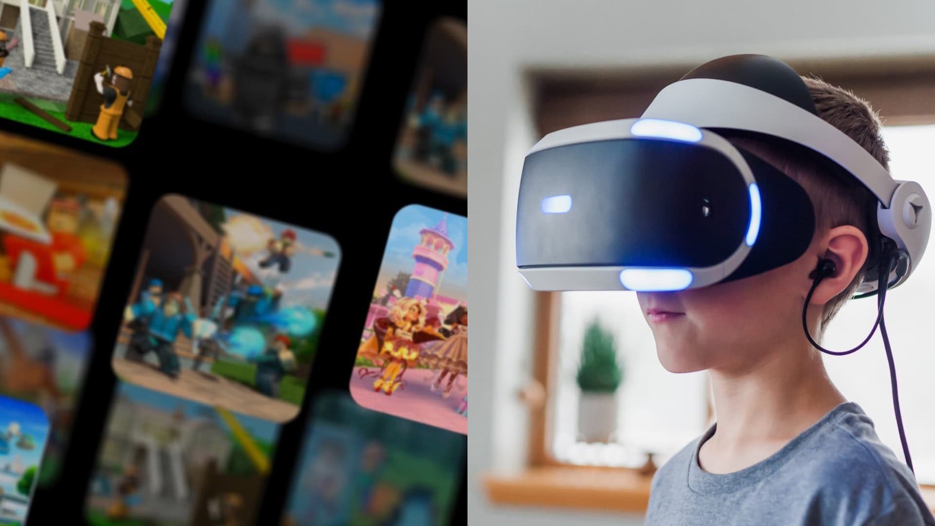 Roblox, chlapec na PlayStation