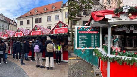 Zmapovali sme ceny na vianočných trhoch v Bratislave: Punč za 1 euro a cigánska za 8, toto sú najväčšie prekvapenia