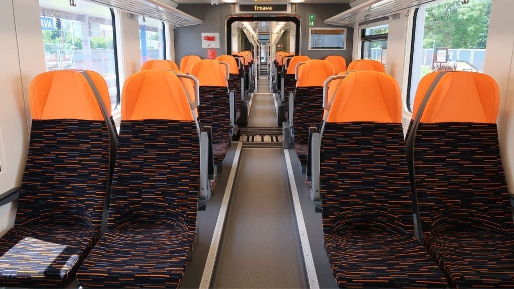 vlak do Trnavy