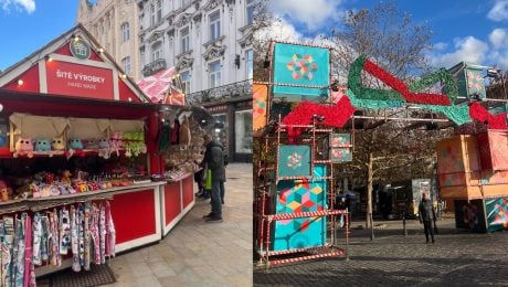 vianočné trhy v Bratislave