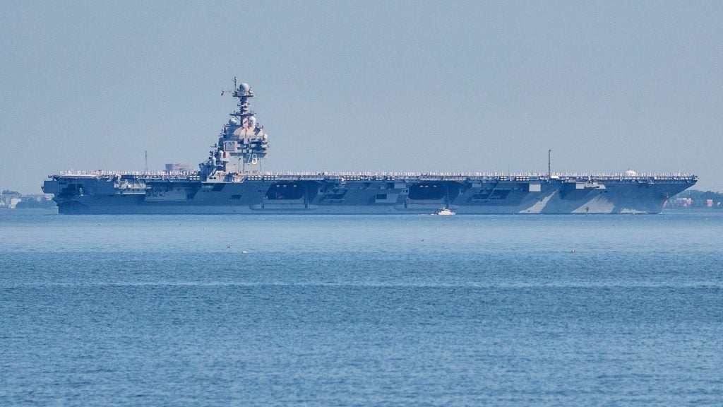 uss gerald r. ford lietadlova lod