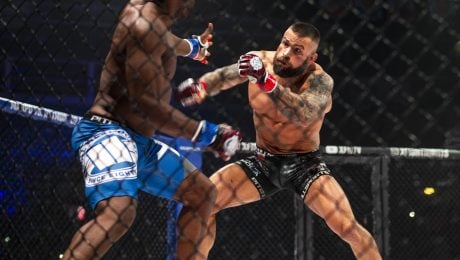 Z galavečera zmiešaných bojových umení XFN 14 na bratislavskom Zimnom štadióne Ondreja Nepelu