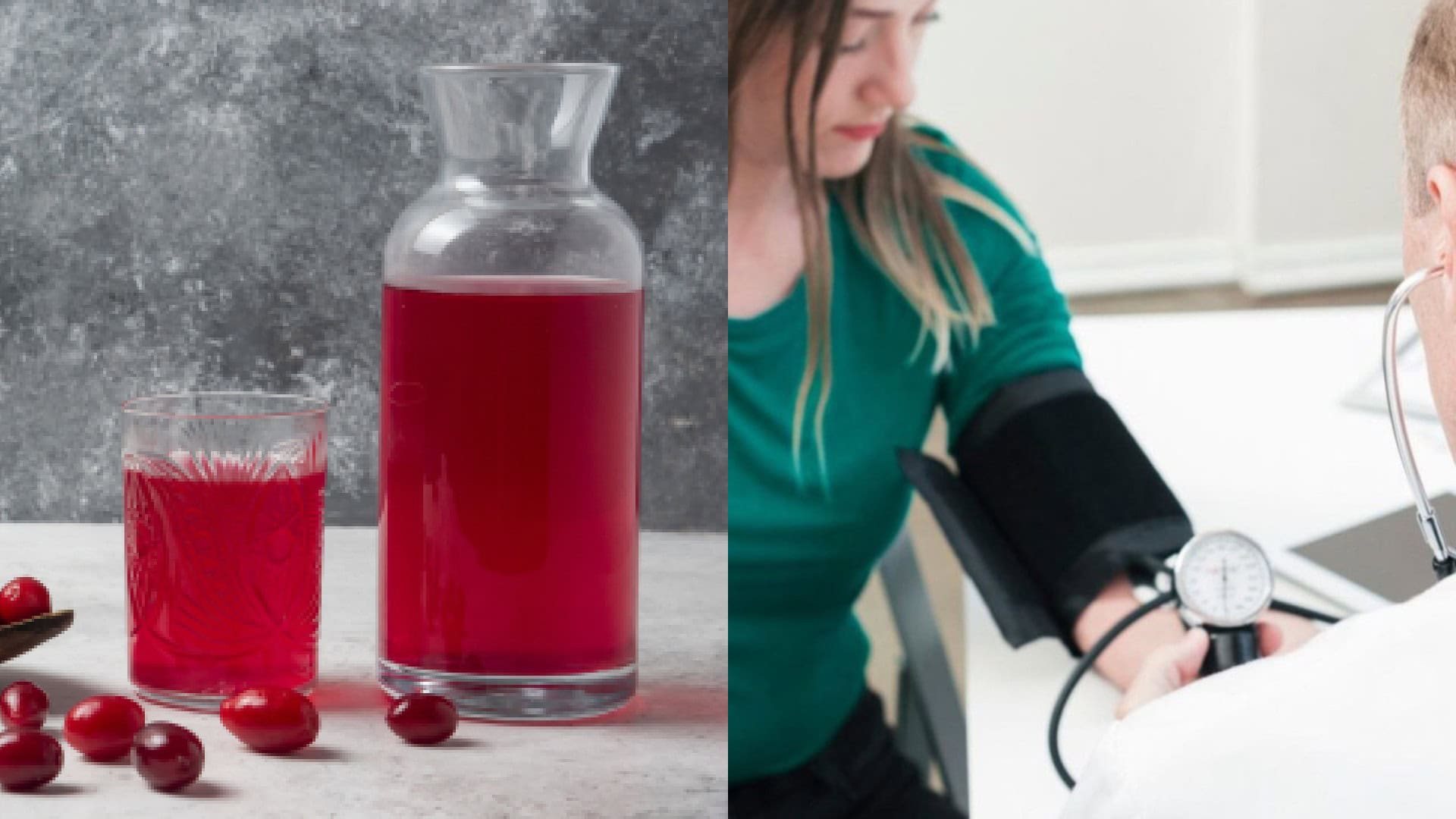 brusnicová šťava, krvný tlak