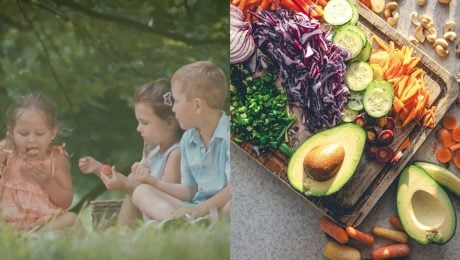 deti, rastlinná strava