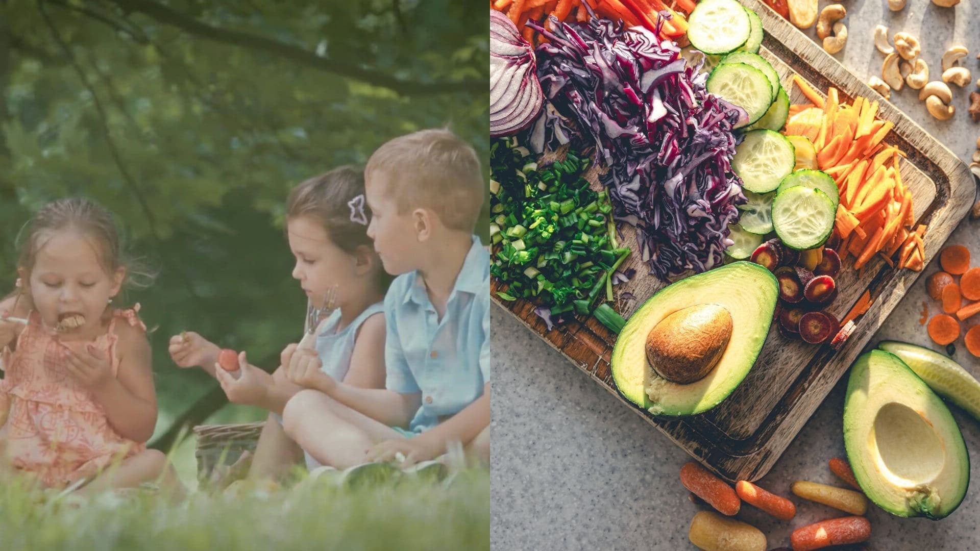 deti, rastlinná strava