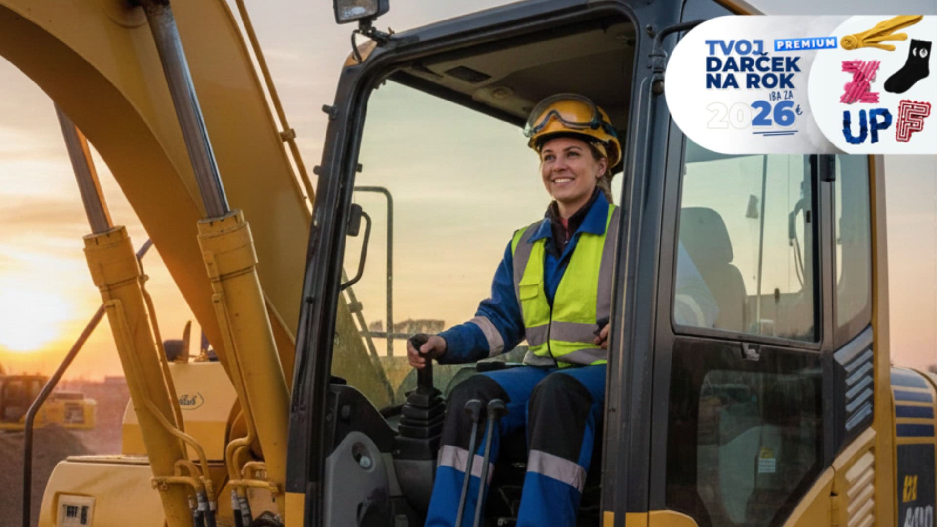 Slovenka Petra si na bagri zarobí aj 3 000 eur. Už len dnes PREMIUM obsah 5 portálov len za 26 eur na celý rok