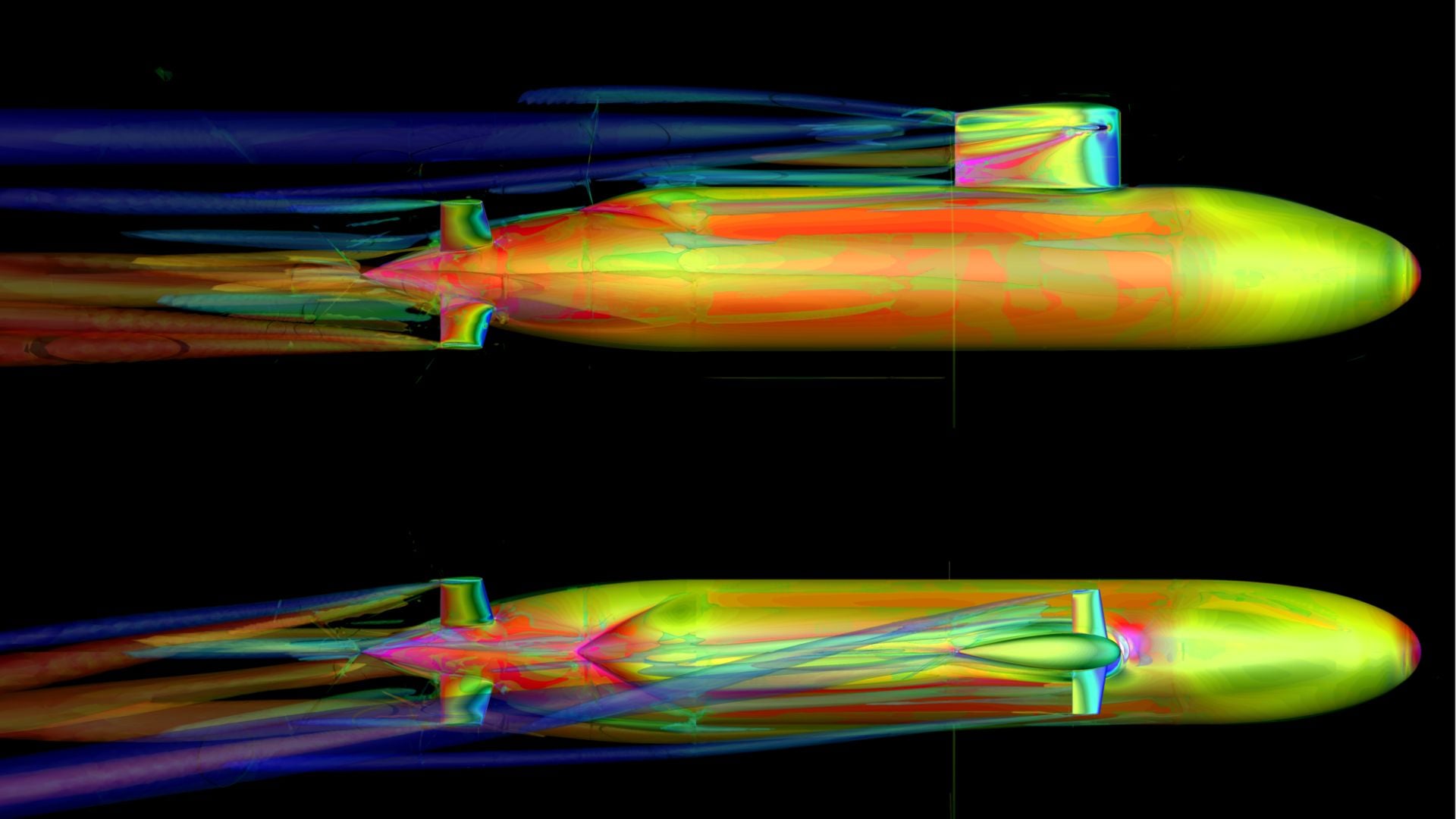 Digitálne modely reprezentujúce hluk ponorky