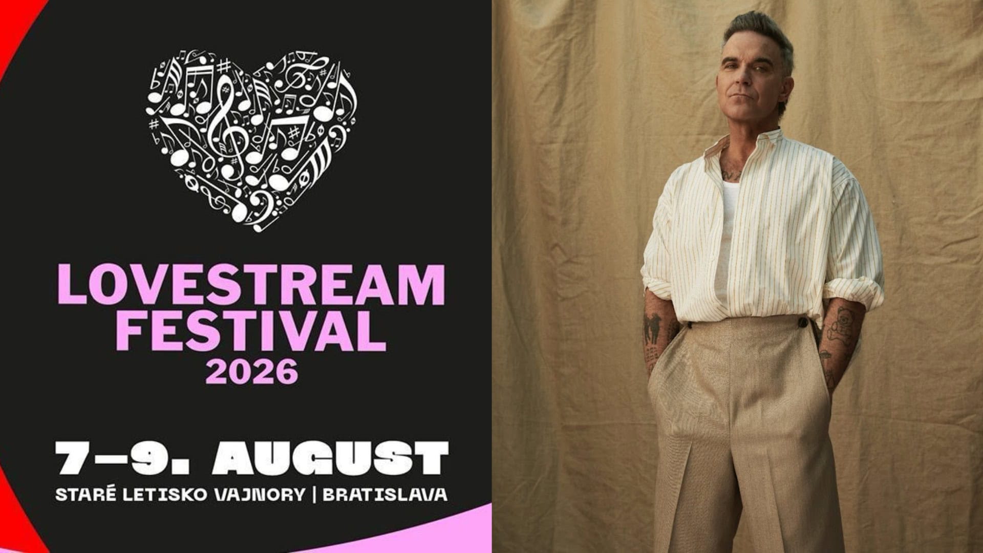 na snimke je robbie williams