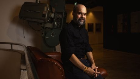 Na snímke filmový kritik Peter Konečný