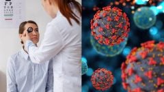 infekcia očí, covid