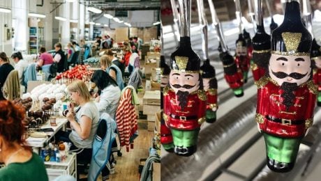 Ručne vyrábané vianočné ozdoby