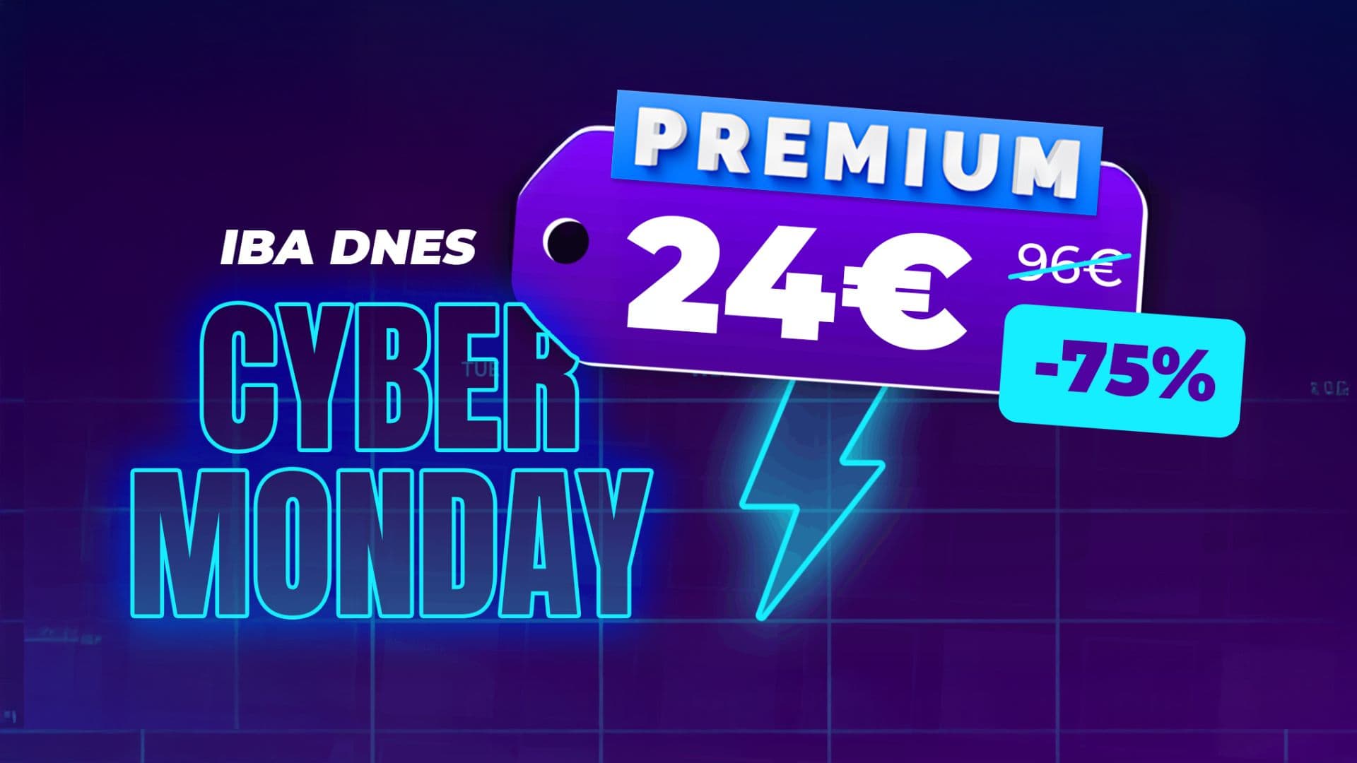 Cyber Monday 2025: Ročné PREMIUM len za 24 eur
